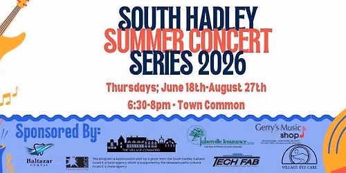 South Hadley Summer Concert Series 2026