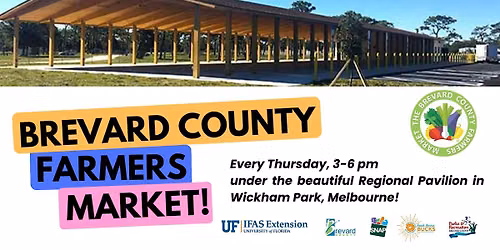 Brevard County Farmers Market: Every Thursday 3-6pm in Wickham Park