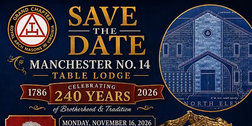 240th Anniversary | Table Lodge
