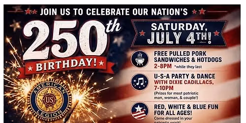 July 4th Celebration at Post 370!