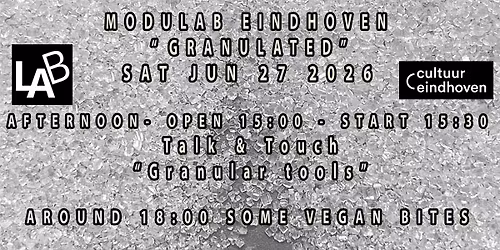 Modulab Eindhoven "Granulated"