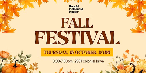Ronald McDonald Fall Festival