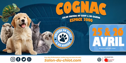 Salon "Univers du chiot & chaton" Cognac 