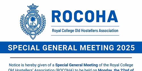 ROCOHA Special General Meeting 2025