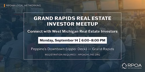 Grand Rapids Real Estate Investor Monthly Meetup