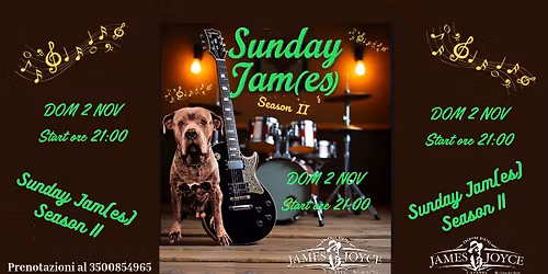 SUNDAY JAM(es) JOYCE