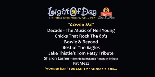 2026 Light of Day WinterFest - Cover Me at The Wonder Bar - NJ