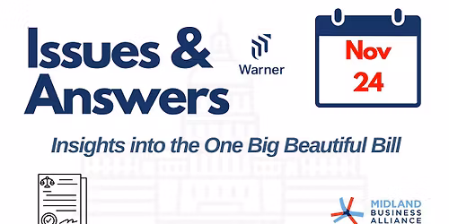 November Issues and Answers: Insights into the One Big Beautiful Bill... and "Decoupling"
