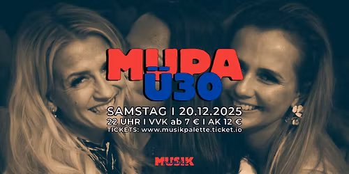 MUPA \u00dc30 Party \/\/ Samstag 20.12.25