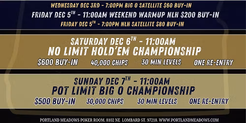 Oregon State Poker Championship