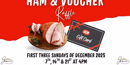 1st Ham & Voucher Raffle for 2025