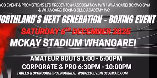 Northlands Next Generation Boxing Event