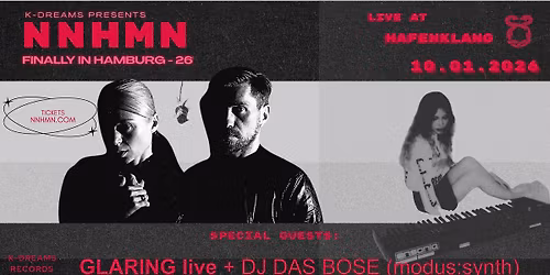 NNHMN + GLARING - DARKWAVE in HAMBURG