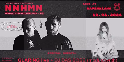 NNHMN + GLARING - DARKWAVE in HAMBURG