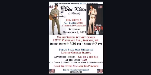 Red, White & G.I. Blues Show A Tribute To Veterans!