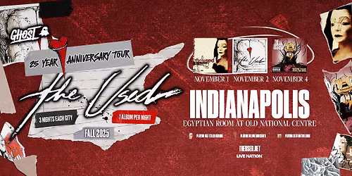 HE USED: 25 Year Anniversary Tour - Album: Love and Death