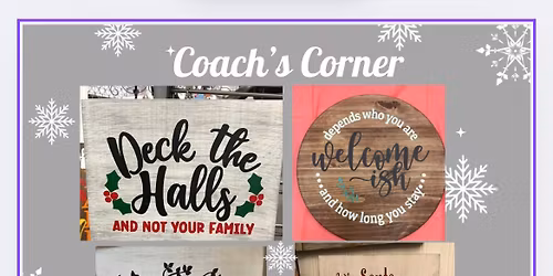 Board Painting at Coach\u2019s Corner