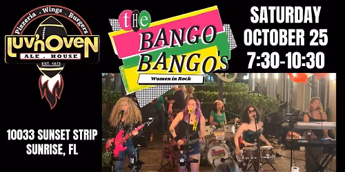 The Bango Bango\u2019s at Luv\u2019n Oven Ale House