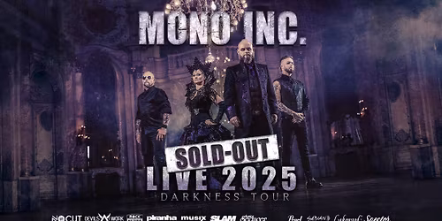 +++ Ausverkauft +++ MONO INC. Live 2025 M\u00fcnchen
