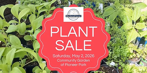 2nd Annual Community Garden Plant Sale