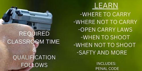Texas License to Carry Class