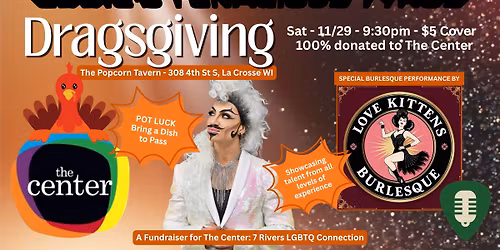 Dragsgiving - A Potluck & Fundraiser for The Center