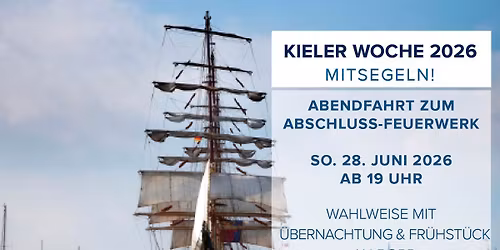 Kieler Woche: Abendfahrt zum Abschluss-Feuerwerk