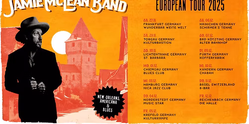 Jamie McLean Band in Basel Switzerland 