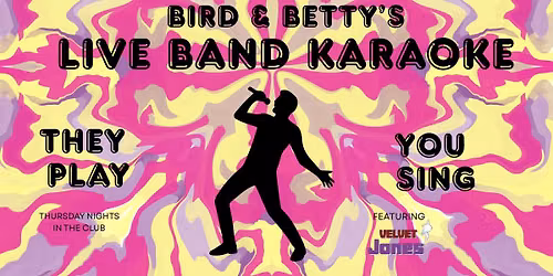 Live Band Karaoke at Bird & Betty's with Velvet Jones