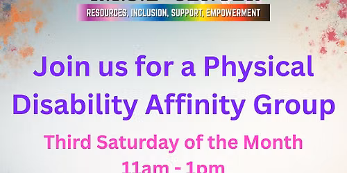 Physical Disability Affinity Group