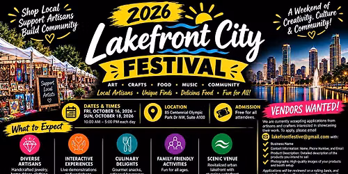 2026 Lakefront City Festival