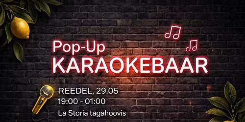 \ud83c\udfa4La Storia Pop-Up Karaokebaar\ud83c\udfa4