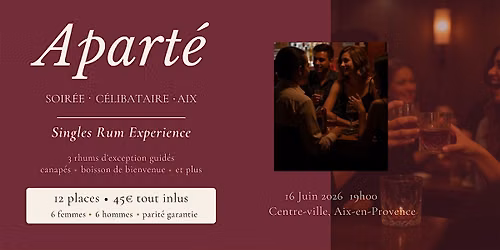 Apart\u00e9 \u00b7 Singles Rum Experience