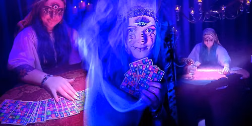 Tarot Readings in spooky Cocktail bar