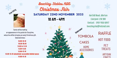 Beechley Stables RDA Xmas Fair