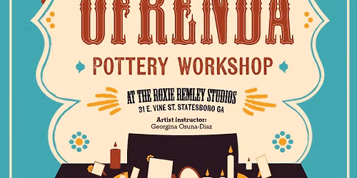 Mini Ofrenda ceramics workshop