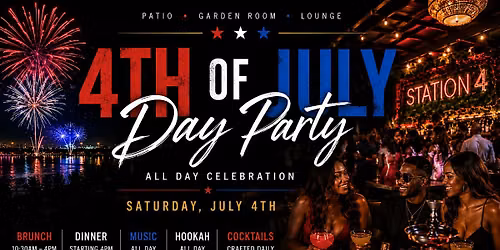 4th of July Day Party - Brunch, Hookah, Music