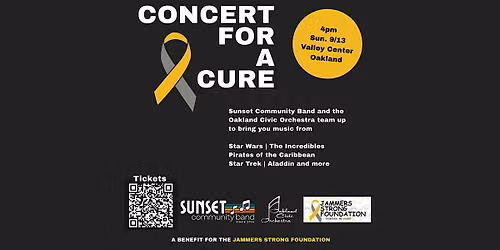 2nd Annual  Concert for a Cure:  A Benefit for Jammers Strong Foundation