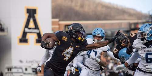 Appalachian State Mountaineers at Old Dominion Monarchs Football at Kornblau Field at S.B. Ballard Stadium