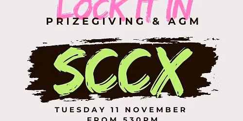 2025 SCCX Prize Giving and AGM