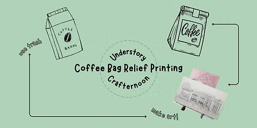 Understory Crafternoon: Coffee Bag Relief Printing