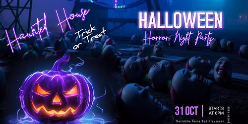 Halloween Party mit Horrortunnel