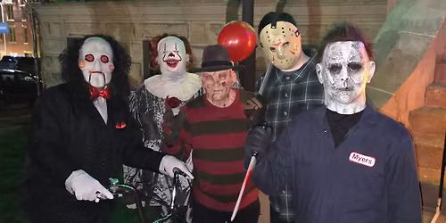 FREE! Guernsey Co. Courthouse Halloween Night Light Show & Horror Character Appearances!!