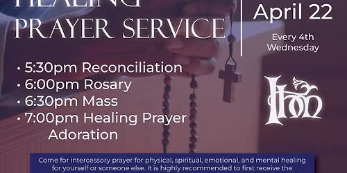 Healing Prayer Service