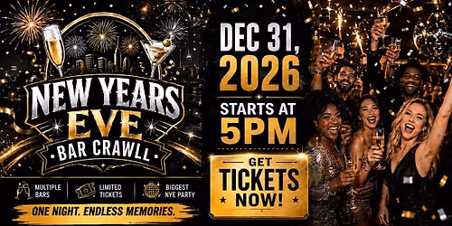 New Years Eve Bar Crawl - Charleston