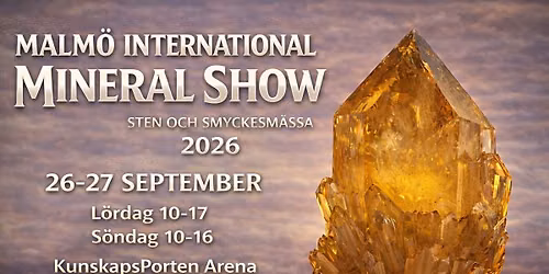 MALM\u00d6 INTERNATIONAL MINERAL SHOW 2026