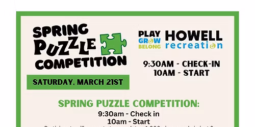 Spring Puzzle Competition (All Ages)