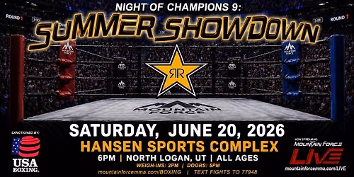 LIVE BOXING - SUMMER SHOWDOWN
