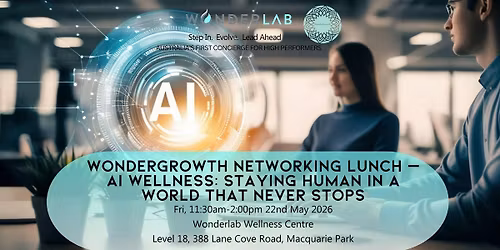 WonderGrowth Power Lunch \u2014AI Wellness