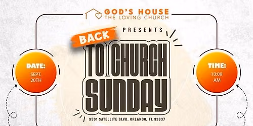 Back to Church Sunday